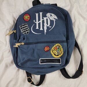 Harry Potter Up To No Good Blue Backpack School Collage Patches Casual Outdoors
